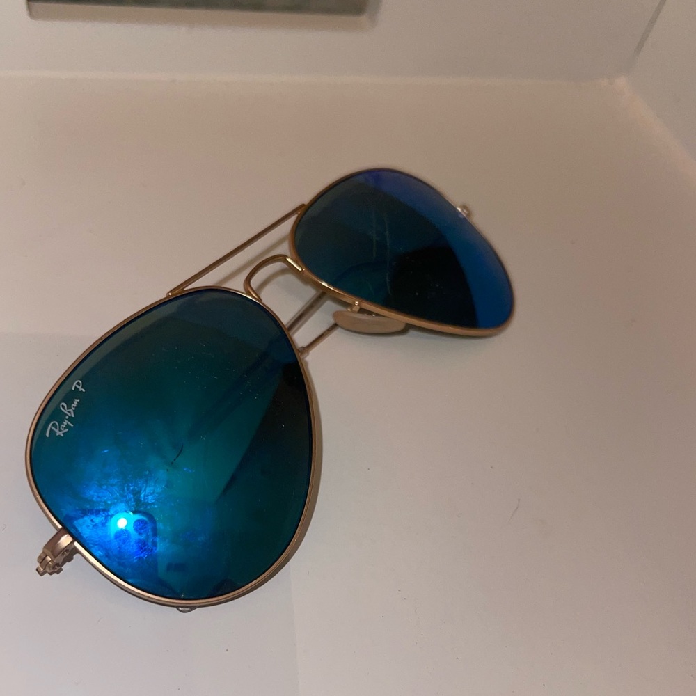 Blue Womens Aviators